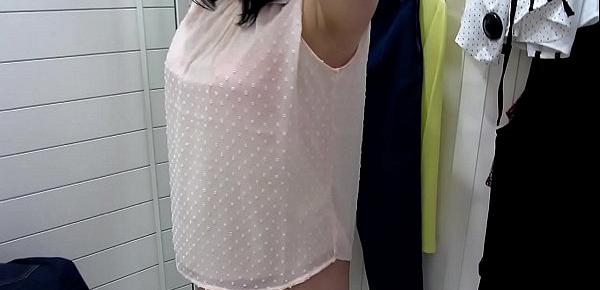  Pissing in the public toilet and undressing in the dressing room at the mall.